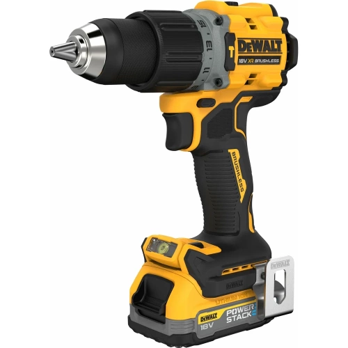 Ударная бесщеточная дрель-шуруповерт DEWALT 2 скорости, 2 АКБ 18 В XR Li-Ion DCD805E2T-QW фото 4