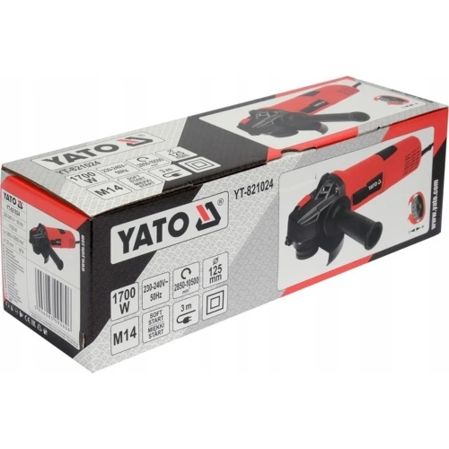 Углошлифовальная машина YATO 1700 Вт YT-821024 фото 6