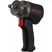 Гайковерт пневматический ударный Rotake 1/2DR, 756 Нм Twin Hammer, композитный RT-5284