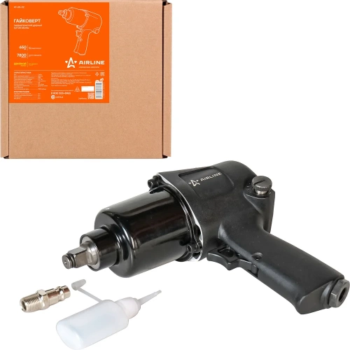 Пневматический ударный гайковерт Airline 1/2" DR 650 Нм AT-IW-02 фото 3