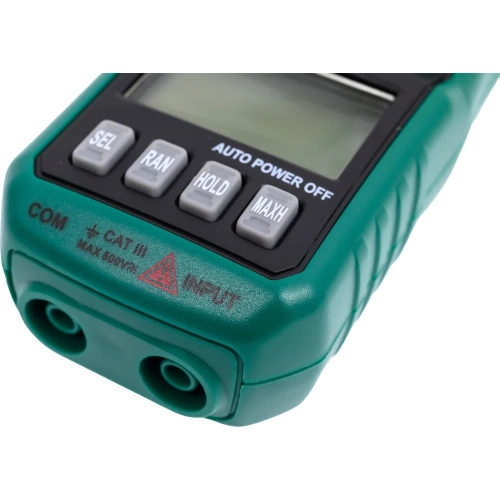 Клещи токоизмерительные цифровые Mastech MS2109B (ACV/DCV),переменный ток2/20/200/600A,(сопротивление,тест диодов,фонарик) 00-00013508 фото 6