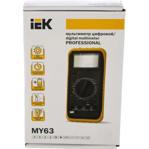 Цифровой мультиметр IEK Professional MY63 8553725 TMD-5S-063 фото 4