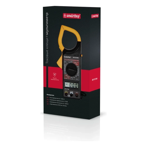 Токовые клещи Smartbuy DT266, (мультиметр), многофункц., в комплекте: щупы, эл.питания, tools SBT-DT266 фото 4