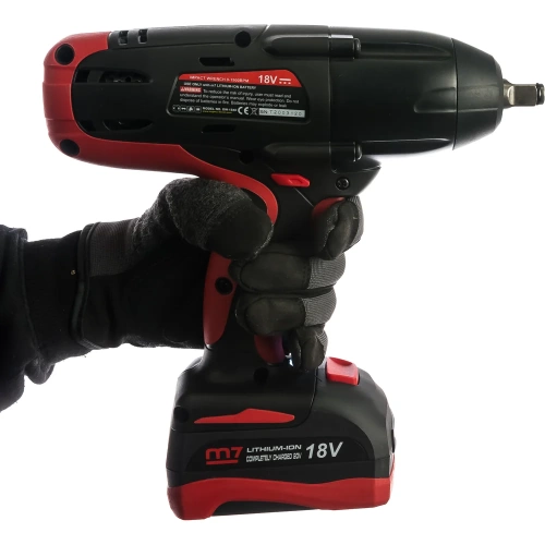 Аккумуляторный ударный гайковерт MIGHTY SEVEN 1/2", 1220 Нм, 18В DW-18502 фото 5
