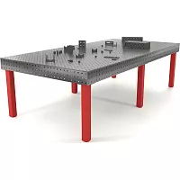 Сварочный стол Flamet с оснасткой, 1450x2500, Expert 12 мм ОBP-1450x2500-12