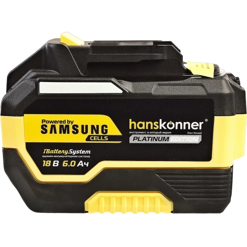 Аккумулятор Hanskonner 18 В, 1BatterySystem, 6.0 Ач HBP2006PRO фото 5