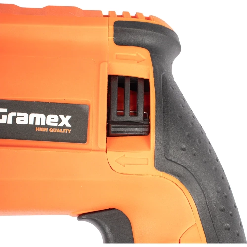 Перфоратор электрический Gramex HRH-800 (800Вт,0-1300об/мин,0-5800уд/мин,3,2Дж,3 реж,SDS+) Картон (1/5) 018504 фото 7