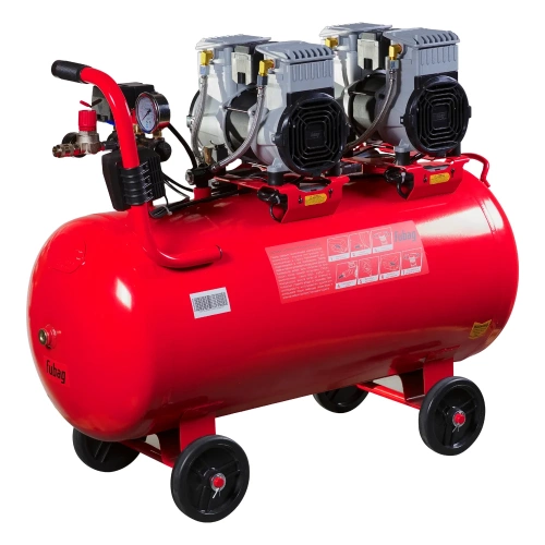 Компрессор безмасляный малошумный FUBAG OLS 500/100 CM2х2 646075 фото 4