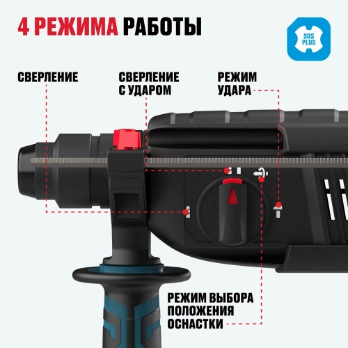 Перфоратор ALTECO RH 650-24 SDS-plus 12754 фото 6