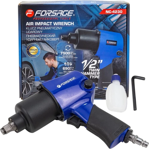 Гайковерт пневматический ударный Forsage 1/2 (690Нм) F-NC-4230(61556)