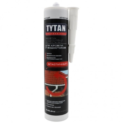 Герметик для кровли и водостоков Tytan Professional 310мл красный