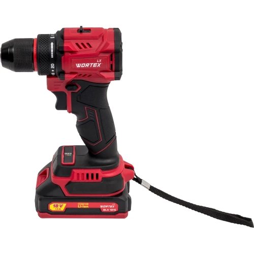 Аккумуляторная бесщеточная дрель-шуруповерт WORTEX LX BD 1815-1 Li 18В, 45 Нм, 2*1.5 Ач, патрон 10 мм, 1333697 фото 4