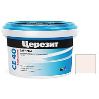 Затирка цементная для швов Ceresit CE 40 Aquastatic Жасмин 2 кг