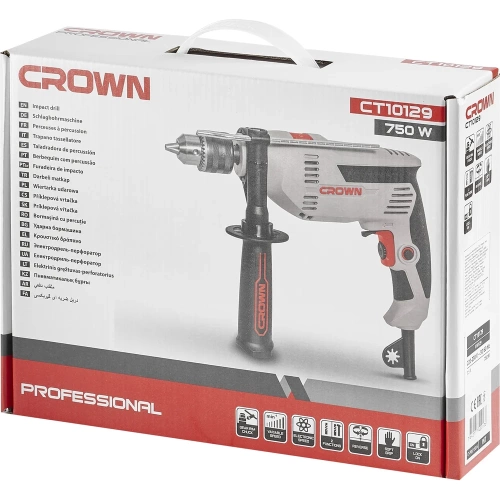 Ударная дрель CROWN CT10129 фото 9