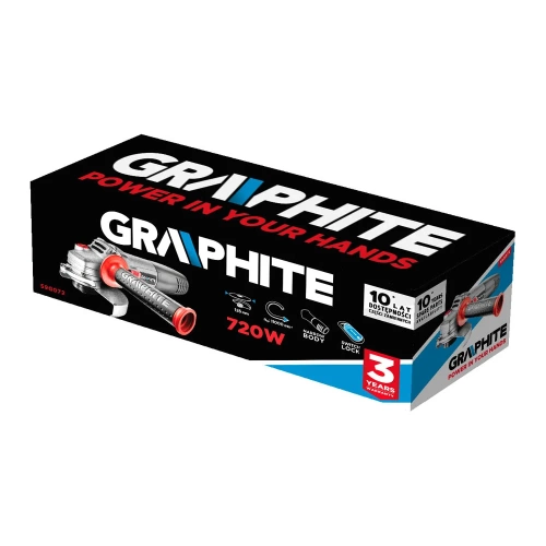 Угловая шлифовальная машина GRAPHITE 59G072 фото 6