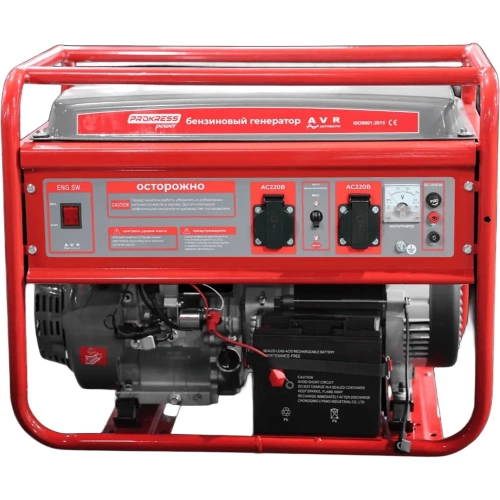 Генератор бензиновый PROKRESSPOWER PG4800X 3.5/3.9 кВт, бак 15л, ручной запуск, пусковой ток 7,0 РБ000035773 фото 3