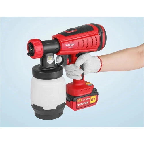 Аккумуляторный краскораспылитель WORTEX CPS 1808 ALL1 1333406 фото 4