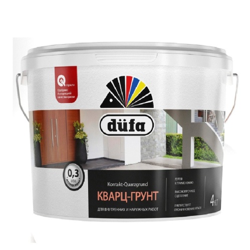 Грунт Dufa Retail Kontakt-Quarzgrund RD328 глубокоматовый 4 кг