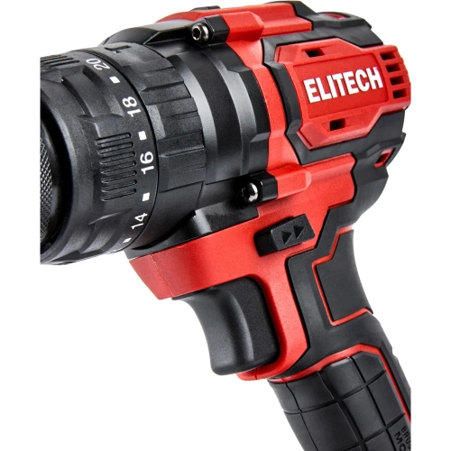 Дрель аккумуляторная Elitech ДА 20УБЛ2 (E2201.047.01) 205679 фото 6