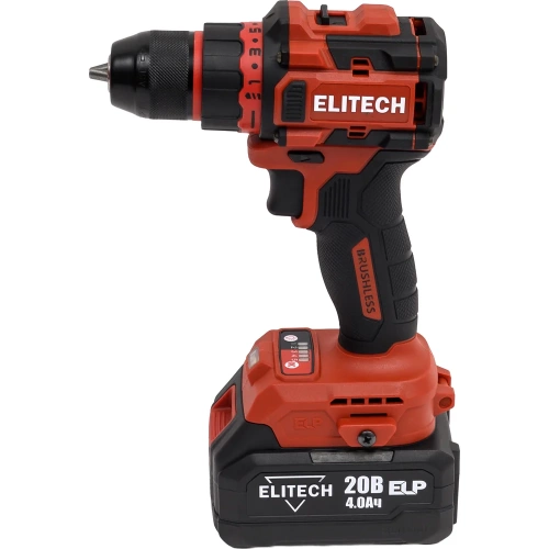 Дрель аккумуляторная Elitech ДА 20БЛ2 (E2201.045.02) 205674 фото 8