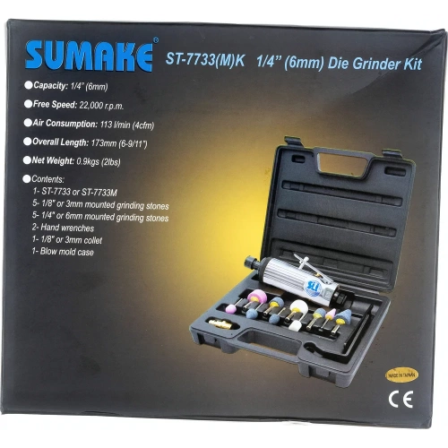 Прямая пневмошлифмашина SUMAKE ST-7733 MK 7317 фото 10