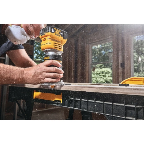 Аккумуляторный кромочный фрезер DEWALT DCW600B, 20В, 25500об/мин, 55мм, без аккумулятора и зарядного устройства DCW600B-XJ фото 8