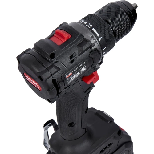 Аккумуляторная дрель Elitech CD 20SL2 (20В, 2х4Ач, 60Нм, BL) HD 205718 фото 8