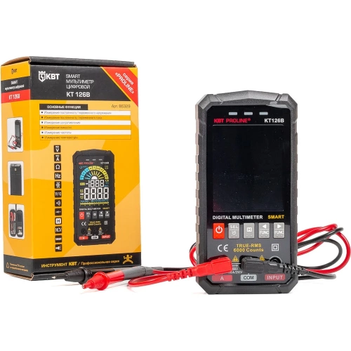 Цифровой мультиметр КВТ SMART KT 126В PROLINE 86329 фото 4
