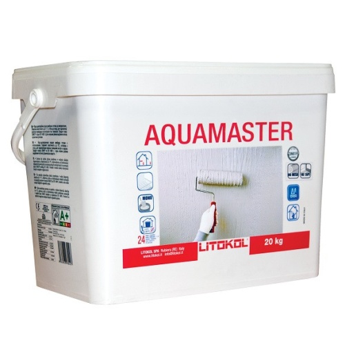Смесь гидроизоляционная Litokol Aquamaster светло-серая 20 кг