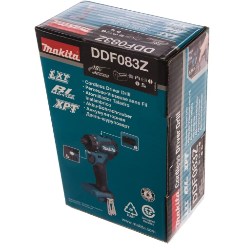 Аккумуляторный шуруповерт Makita LXT DDF083Z фото 7
