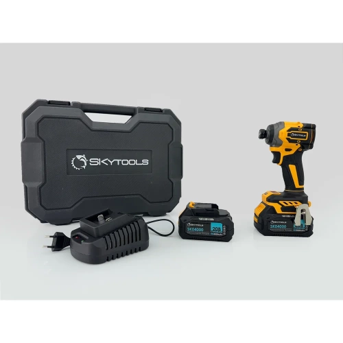 Аккумуляторный ударный винтоверт Skytools 4.0 ач х 2 SK7007 фото 5