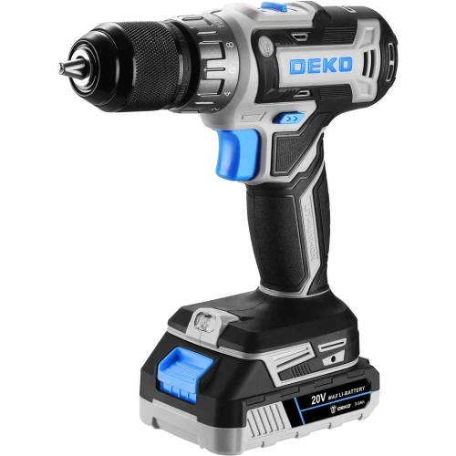 Аккумуляторная дрель-шуруповерт DEKO Loner 20V, 20В, 2x3.0 Ач 085-1005 фото 7