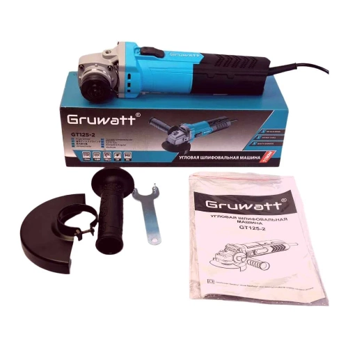 Угловая шлифовальная машина Gruwatt УШМ сетевая 1100вт GT125-2