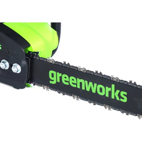 Цепная аккумуляторная пила GreenWorks GD40CS20X 40V, 40 см, 2000 Вт, бесщеточная, c 1хАКБ 4 Ач И ЗУ 2008807USB4 фото 4