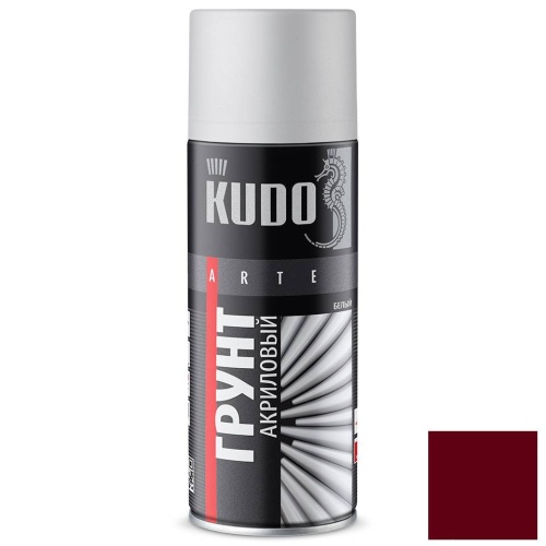 Грунт аэрозольный универсальный Kudo KU-2102 красно-коричневый 520 мл