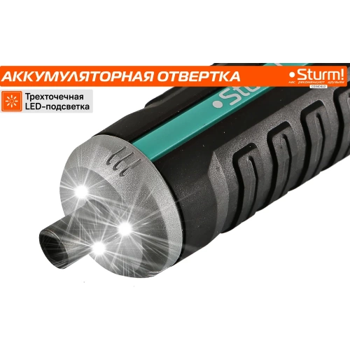 Аккумуляторная отвертка Sturm CD3404U2 фото 6