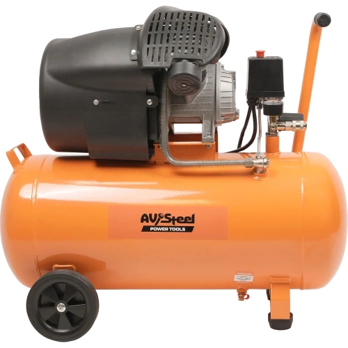 Компрессор AV Steel 50л/ 8 бар/412 л AV-965115 фото 3