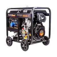 Дизельный генератор Foxweld expert d6500-1, 6.0-6.5 квт, 1ф, розетки 1x16А + 1x32А, ппп, мфд 3в1 8897