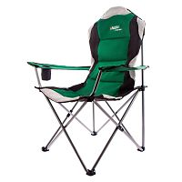 Кресло складное с подлокотниками и подстаканником, 60 х 60 х 110/92 см, Camping Palisad