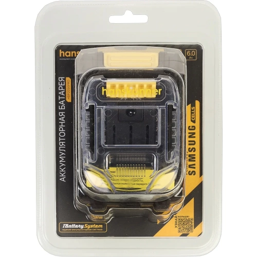 Аккумулятор Hanskonner 18 В, 1BatterySystem, 6.0 Ач HBP2006PRO фото 9