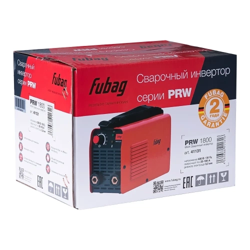 Инвертор ММА сварки FUBAG PRW, 1800 41131 фото 8