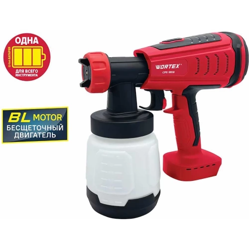 Аккумуляторный краскораспылитель WORTEX CPS 1808 ALL1 0333263 фото 5