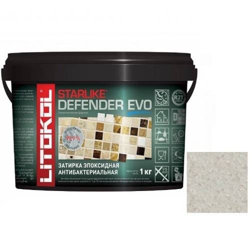 Затирка эпоксидная для швов Litokol Starlike Defender Evo S.210 Greige 1 кг