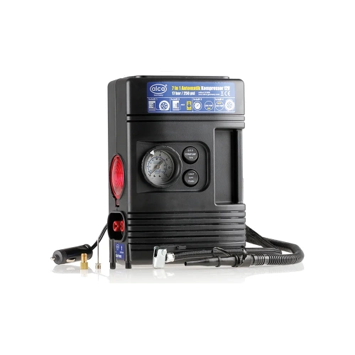 Компрессор Alca Automatik 7 in 1 с фонарем, 12 В, 12 А, 9 л/мин, 125 Вт 213000 фото 11