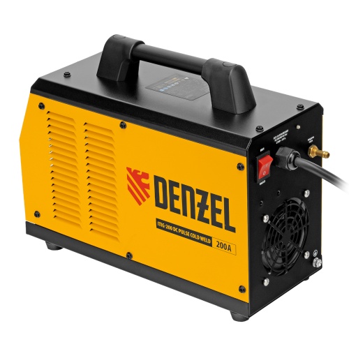 Аппарат инвертор. аргонодуговой сварки ITIG-200 DС Pulse Cold Weld, 200 А, ПВ 60% Denzel фото 4