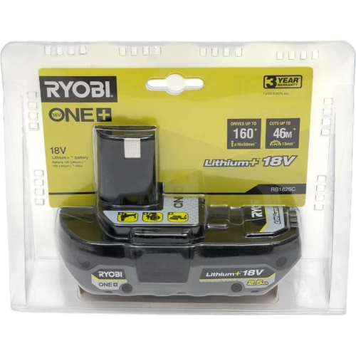 Аккумулятор RB1825C ONE+ 18В, 2.5Ач Ryobi 5133005516 фото 11