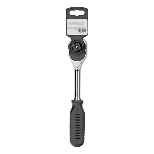 Ключ-трещотка 1/2", 45 зубьев, с быстрым сбросом, CrV, хром Сибртех фото 9