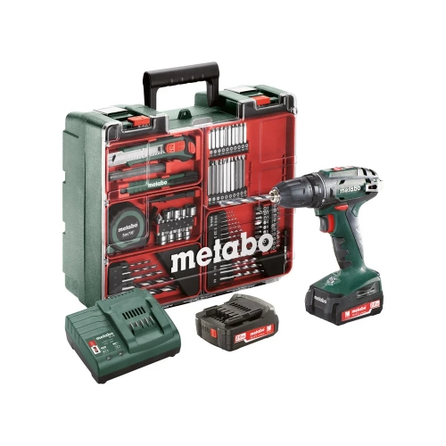 Аккумуляторная дрель Metabo BS 14.4 с набором оснастки 602206880