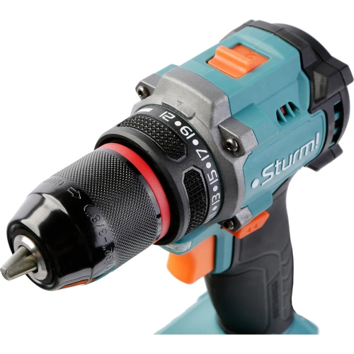 Дрель аккумуляторная Sturm 18В, 1BatterySystem, 60Нм, 2x2.0Ач, кейс CD1860BL фото 10