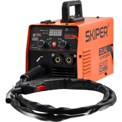 Полуавтомат сварочный SKIPER FLUX/MMA-210D-10 (210A, FLUX/MMA/TIG) 00-00027152 фото 3